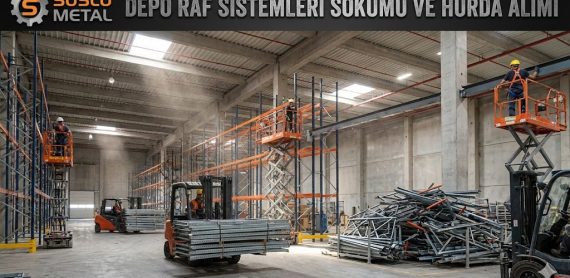 Depo Raf Sistemleri Sökümü ve Hurda Raf Alımı
